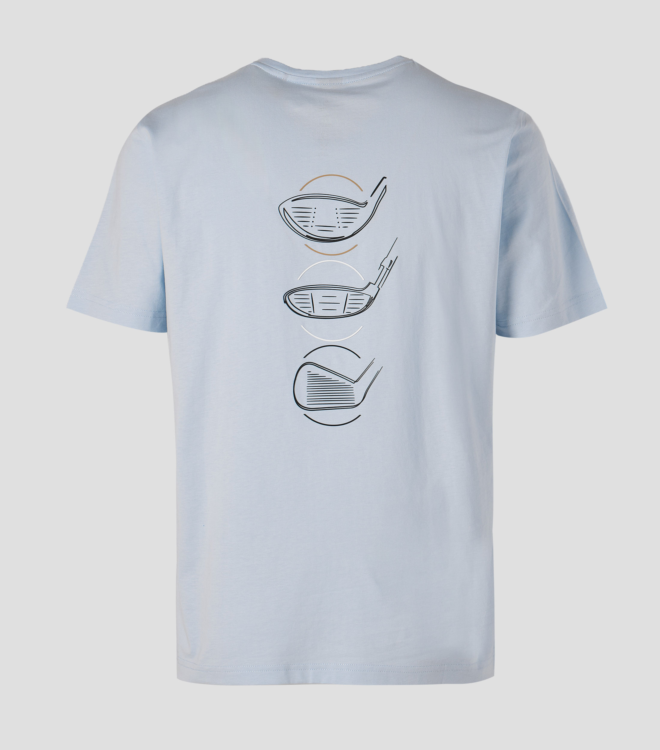 Playera cuello redondo manga corta lisa Hombre